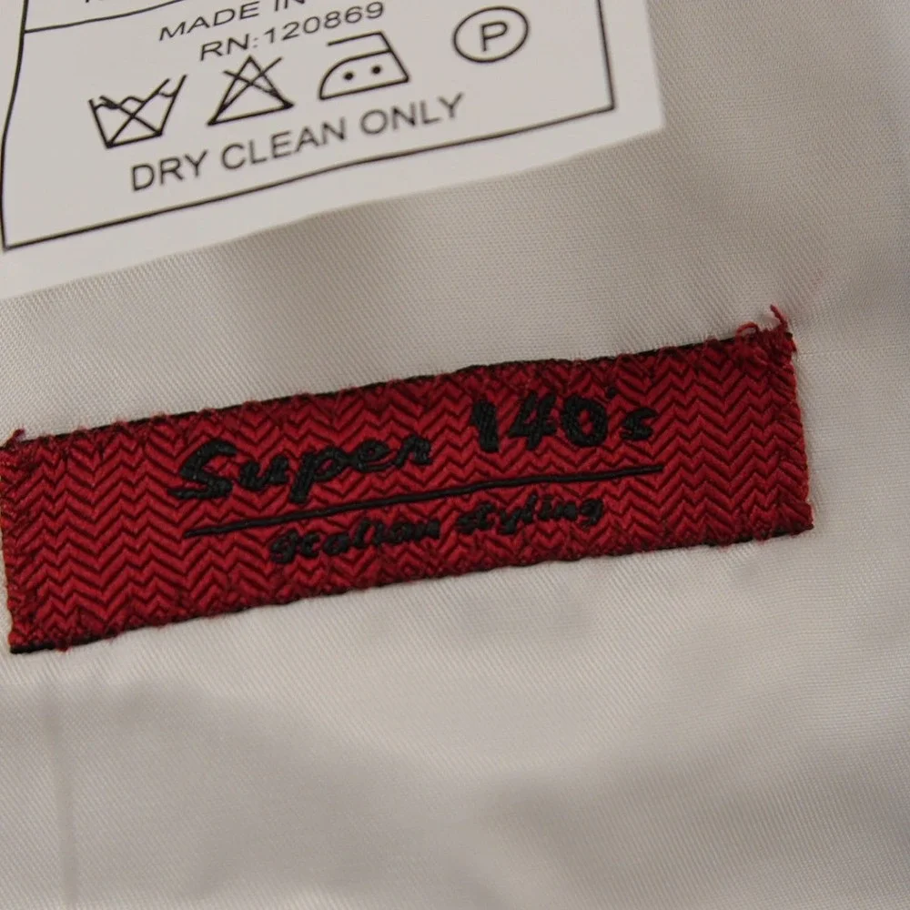 Super 140s Seersucker Striped Men Blazer R44 Resort Coastal Derby Ivy Emigre